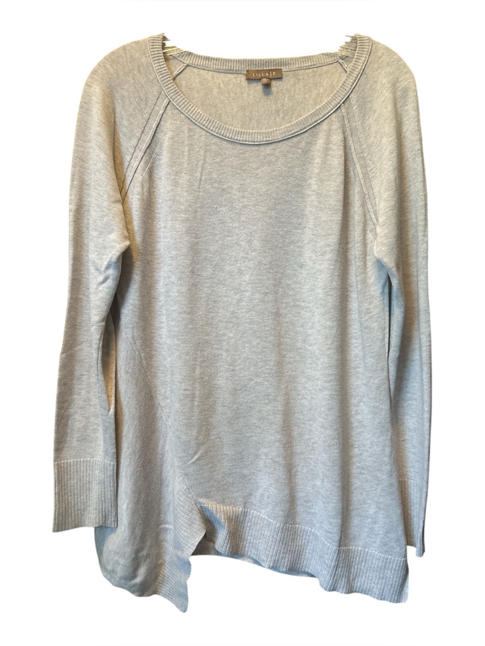 Lilla P multi stitch sweater cotton modal sz L